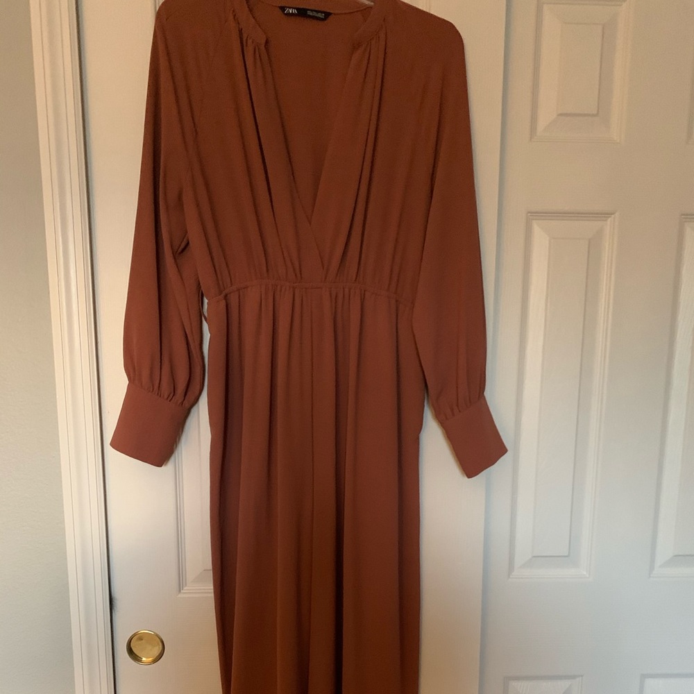 Zara Dusty Rose Jumpsuit